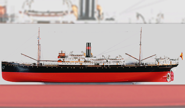 model barco vapor romeu