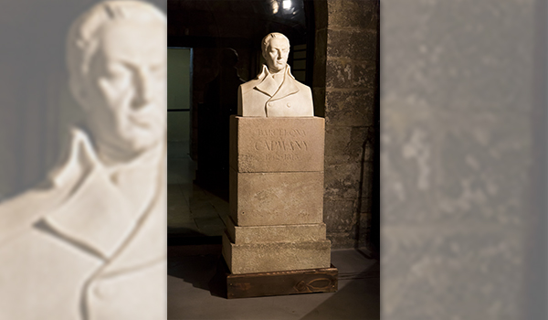 Busto Antoni Capmany i Montpalau