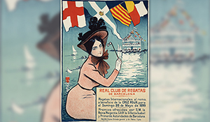 Cartell publicitari Real Club regates Barcelona