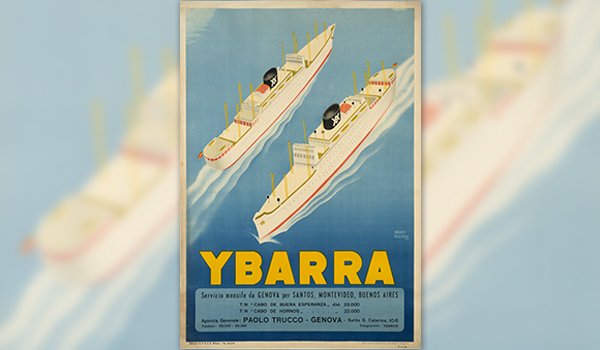 Advertising poster ships ybarra