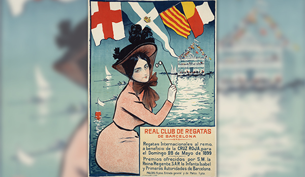 Advertising poster Royal Regatta Club Barcelona