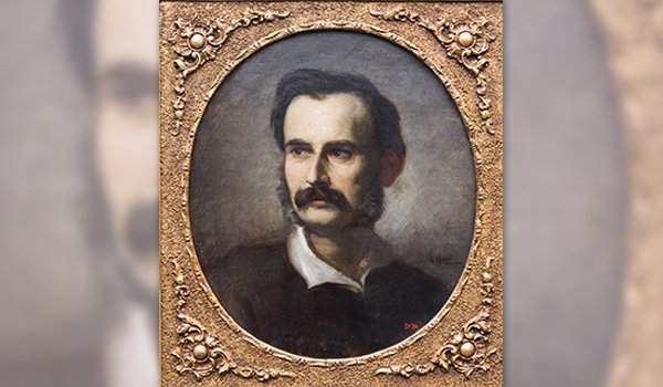 Oil on canvas portrait Narcís Monturiol